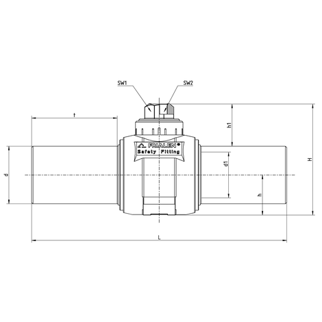 Válvulas de bola HDPE con sellado NBR; 1/4 de vuelta